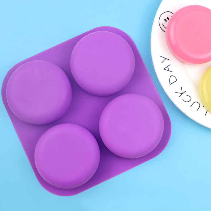 Moule en silicone rond à 4 cav - Soap Making Cold Process avis et prix