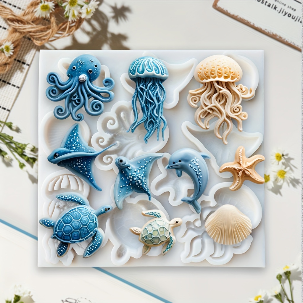 Moule en silicone animaux mari - Soap Making Items avis et prix
