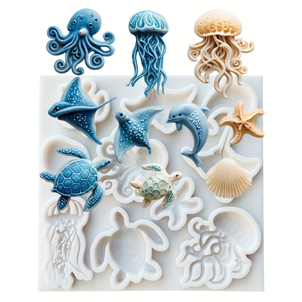 Moule en silicone animaux mari - Soap Making Items avis et prix