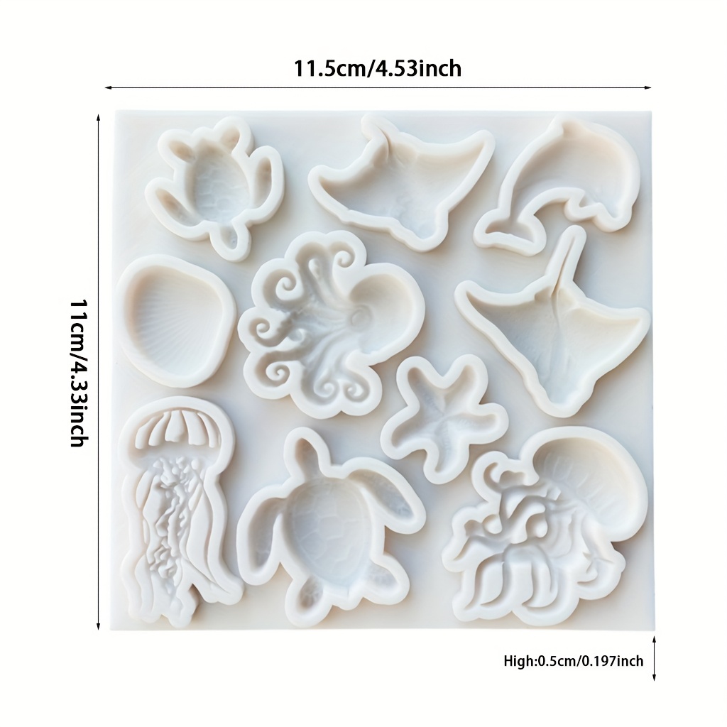 Moule en silicone animaux mari - Soap Making Items avis et prix