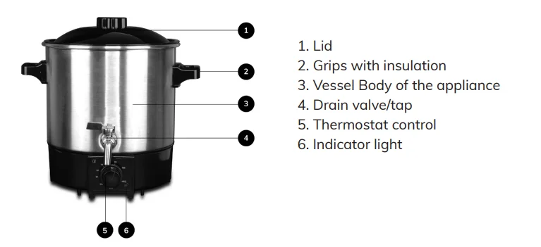 Marmite à double fond 9L Prest - Soap Making Double Boiler avis et prix