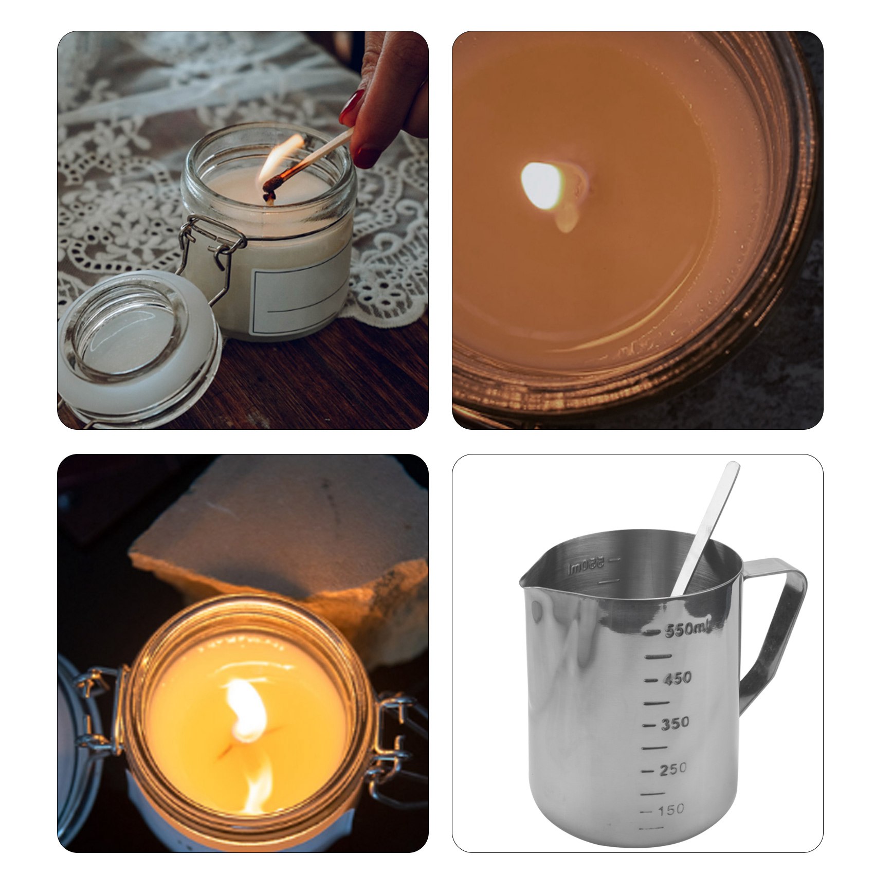 Ensemble AEE4-4 en acier inoxy - Soap Making Double Boiler avis et prix